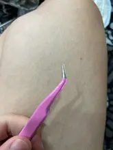 Pinzas antiestáticas de colores para extensiones de pestañas, conjunto de acero inoxidable para belleza, Kit de pinzas de maquillaje de precisión, herramientas de reparación