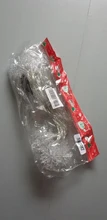 Adornos navideños para el hogar, guirnalda colgante con luz LED de copo de nieve para decoración de árbol de Navidad, regalo de Navidad, Año Nuevo, 2020