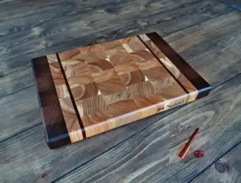 

Cutting Board karagach, Thermo Acacia, handmade ns11348/35*25*3,2 cm