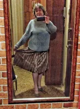 Falda plisada de terciopelo para mujer falda larga clásico informal de cintura alta color gris y coreano para fiesta y escuela 2020