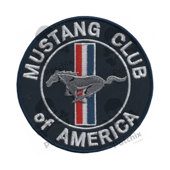 

MUSTANG PARCHE BORDADO, iron patch, gestickter patch, patch brode, remendo bordado, toppa ricamata