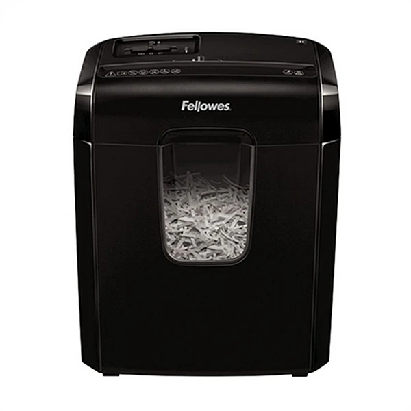 Измельчитель бумаги Micro-Cut Fellowes 4687401 11 L 6 листов черный