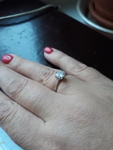 Anillos de Compromiso de boda para mujer, de Color plata joyería femenina, anillo de circonia de 6 capas con piedra, joyería al por mayor R013