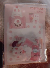 Lote de 40 pegatinas decorativas de oso conejo y Planeta, etiqueta de palo de Scrapbooking, diario, papelería, álbum, fiesta Kawaii, pegatina de perro