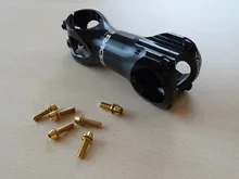 Tornillos y tuercas de titanio para vástagos de bicicleta, pieza de cabeza cónica con arandela M5 x 16 mm, M5 x 18mm y M5 x 20 mm, color dorado, azul, negro y tornasolado