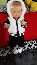 Zapatos de muñeca de 43 cm para bebé, zapatillas de tela vaquera de 7cm de encaje manchado, zapatos para muñeca americana, aptos para muñeca rusa hecha a mano