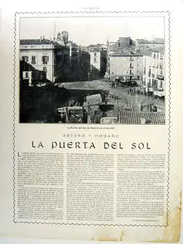 

Cutout Magazine Sphere 1916. Door Sun by J. Francs Rodríguez
