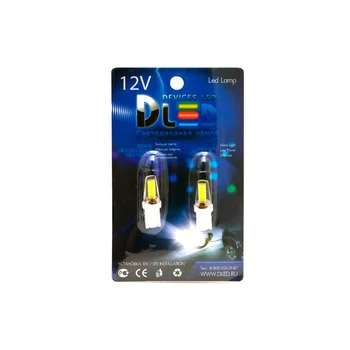 

1pcs LED Car Lamp T10 - W5W - 2 COB 2W