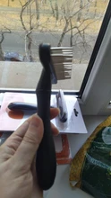 Cepillo de corte para mascotas, peine para el cuidado del perro y gato, para pelo corto o largo con doble fila de alfileres de acero inoxidable