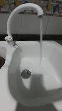 FRAP-grifo de latón de 5 colores para fregadero de cocina, mezclador de agua fría y caliente de un solo Mango, caño giratorio, repisa de lavabo, F4113