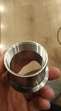 Tainless Adapter Ferrule Tri Clamp Sanitary DN15-DN50 1-1/2-Pipe-Fitting Threaded Steel