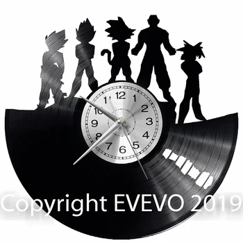 

Dragon Ball Wall Clock Vinyl Vinyl Record Retro Clock Handmade Vintage Gift Style Room Home Decorations Great Gift Clock