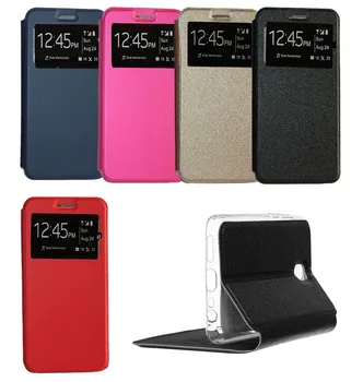 

Stand case for XIAOMI REDMI 8 Book soporte with window window colores Blue, Red, Pink, Black, Gold Tone