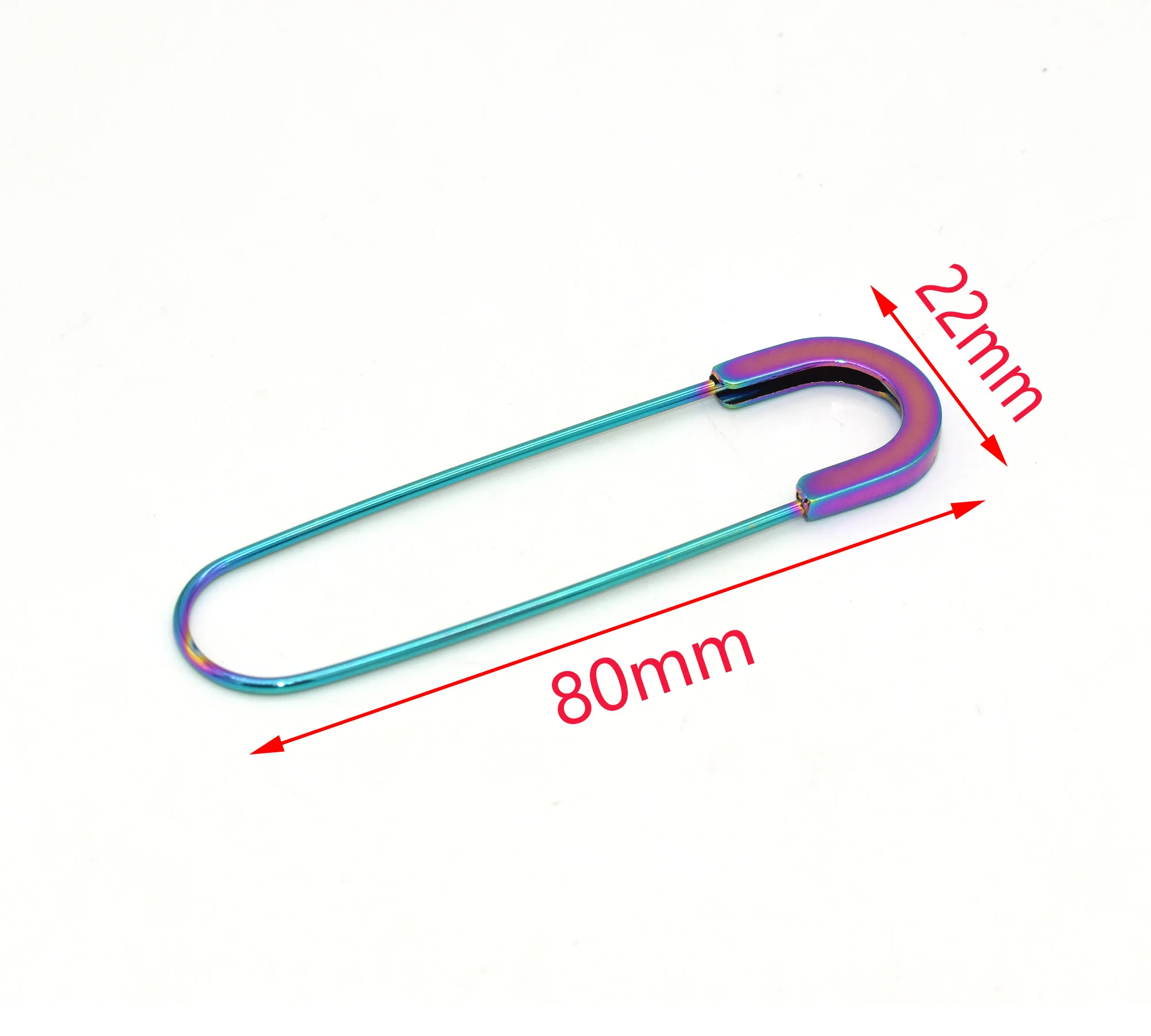 58/75mm Rainbow Safety Pin Clothing Shawl Pin Brooch Pins Large Safety Pin  Small Safety Pins Metal Pins Brooch Safety Pins 10pcs 