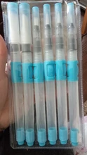 Pincel de pintura rellenable, 1/3/6 piezas, pincel de con depósito de agua para acuarela, lápiz de tinta para pinceles de acuarela suave para pintura, calligráfico, dibujo, suministros de arte