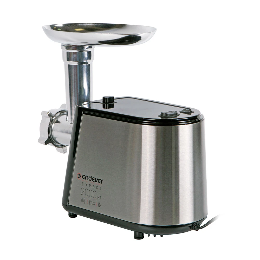 Electric meat grinder Endever Sigma 55(Power 2000 W, capacity 2,7 kg/min includes 2 lattice, NASA