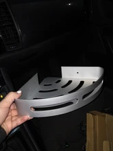 Estante de aluminio para baño, soporte para ducha, champú, jabón, cosméticos, Color negro y plateado, accesorios de baño