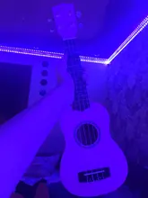 Aiersi-Ukelele Soprano de 21 pulgadas para principiantes, guitarra para chico, cuatro cuerdas de madera, negro, marrón, rosa, Amarillo, Azul, para niños