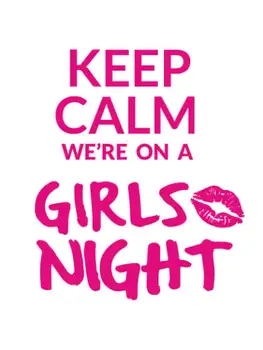 

Keep Calm, Girls Night - 6 cm x 6 cm-small square