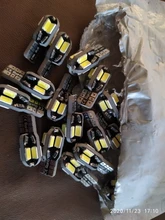 Wedge-Lamp Interior-Bulb Car-Side LED Error-Free T10 White Canbus 20PCS 5730 12V 8SMD