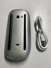 Ratón mágico inalámbrico Bluetooth 2, silencioso, recargable, láser, fino, ergonómico, para PC, oficina, Apple, Mac, Microsoft