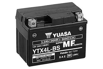 

YUASA BATERIA YTX4L-BS AGM open-with acid pack