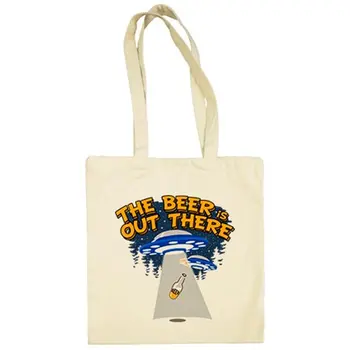 

Cloth bag The Beer Is Out There geek Brewer