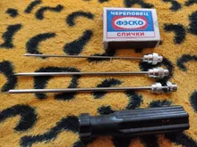 Aguja de acero inoxidable para deflación de animales, agujas de escape para ganado, ganado, cerdo, coche, veterinario, vaca, oveja, Rumen, perforaciones