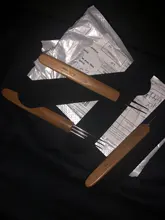 Plussign-gancho de bloqueo de ganchillo, herramienta de extensiones de cabello postizas, gancho de bambú para fijación de Rastas, 3 uds.