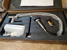 Mixer Tap Spray Deck-Mounted Kitchen Faucets Pull-Out Spring-Style Cold Black Flexible