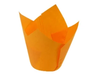

Orange Tulip (Tulip) Muffin Cupcake Mini Cake Mould Capsule (5x16 cm) 160lı