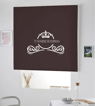 

Blind Iroa with themed and company name/Widespread! ROLLER BLINDS TRANSLUCENT! (CHOCOLATE 100X175)