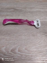 1 de afeitar mango + 4 hojas de afeitar reemplazables mujeres Manual de afeitar peluquería Trimmer Bikini de las axilas de afeitar