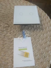 Wall-Light Glass-Panel Crystal Touch-Screen White Ac110-220v Standard Szaoju EU 1set