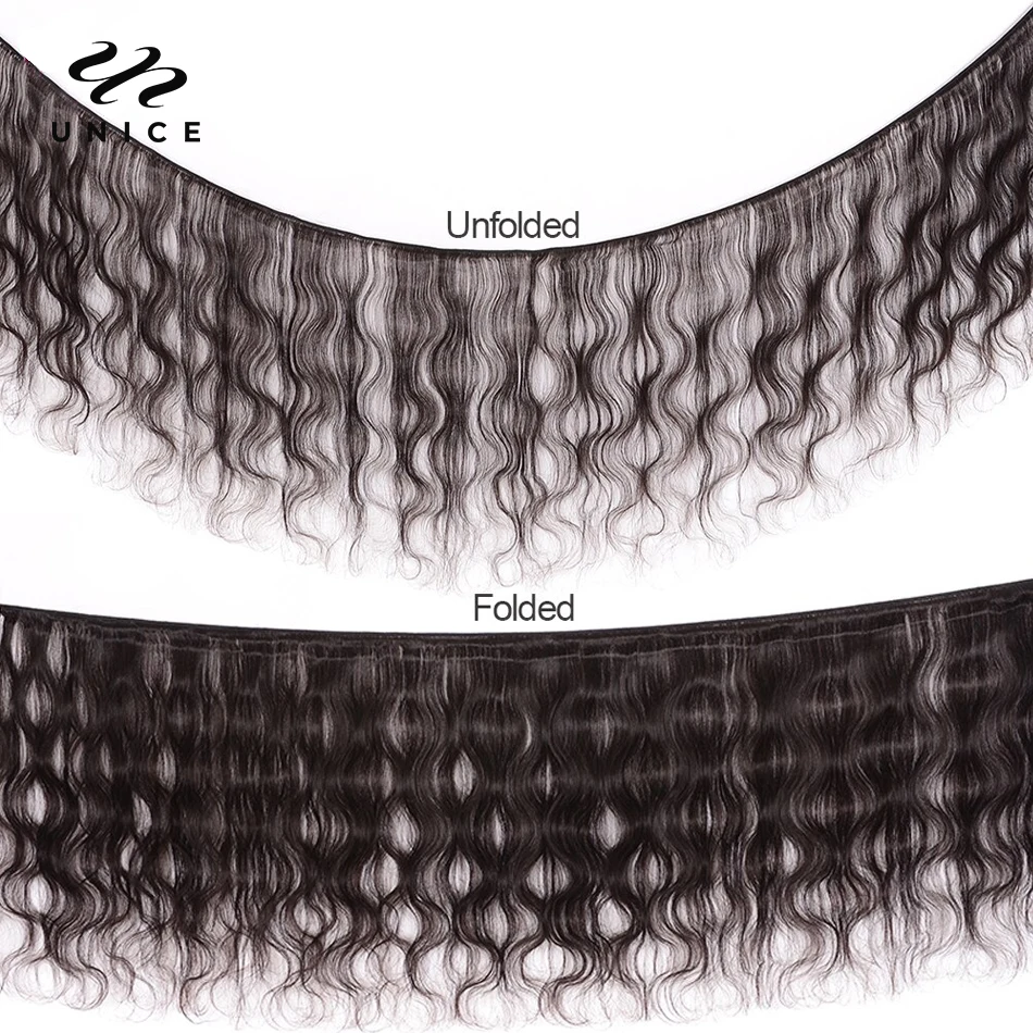 UNice Hair 30 inch Body Wave Bundles Peruvian Hair Bundles 100% Human Hair Extension Virgin Hair Weave Natural Color 1/3/4 Piece 5