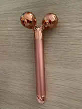 Energy Beauty Bar-Rodillo masajeador vibrador de 24K, rodillo masajeador Facial antiarrugas para el cuidado de la piel, herramienta de adelgazamiento Facial