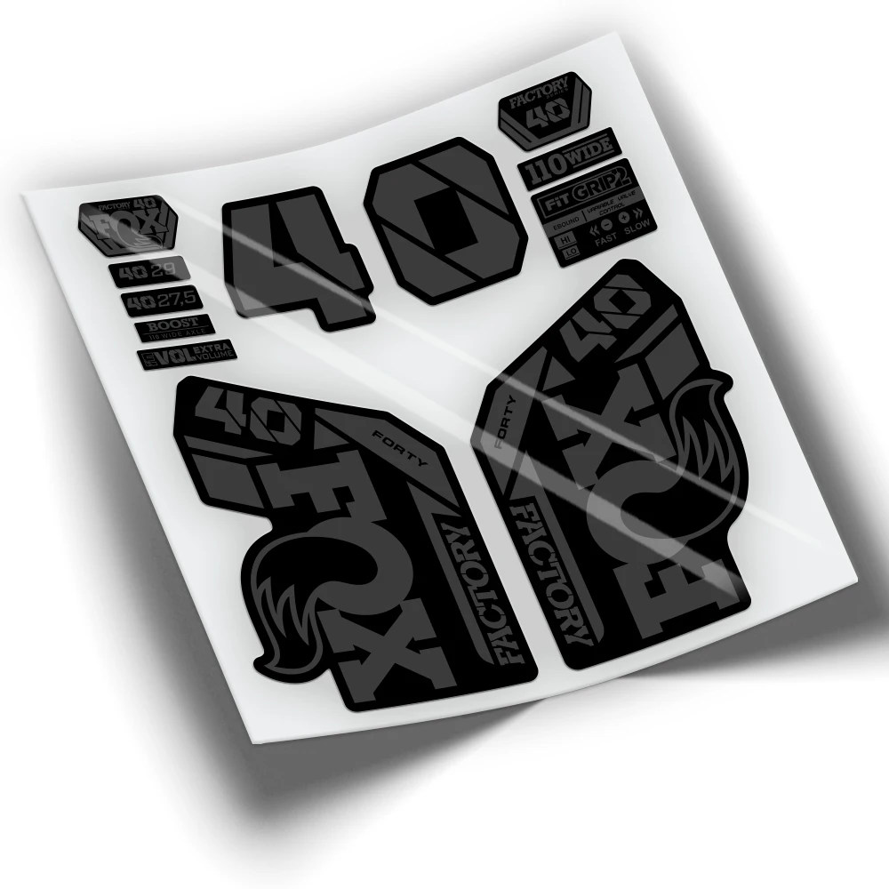 Déco MORT pour fourche FOX 40 VTT QUALITE - EPAISSEUR