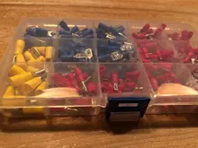 Ring Connector Ring-Fork-Set Lugs Rolled-Terminals-Kit Assorted Electrical-Wire Insulated-Cable