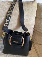 Bolso de lujo de un solo hombro para mujer, bandolera de Cuero de calidad PU, informal, clásico, a la moda, 2021
