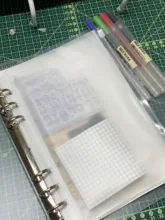 A5 A6 mate binder suelto Correa suelto cuaderno de hojas de papel de planificador página interior anillo archivador material de papelería regalo viajero