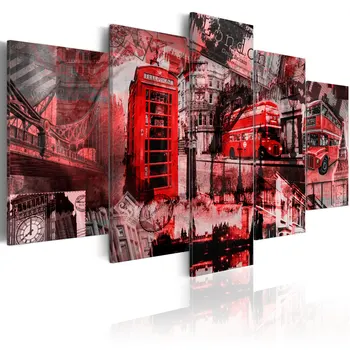 

Picture Collage-London: 5 pieces-100x50 cm