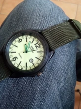 Relojes de pulsera luminosos para hombre, de cuarzo, con esfera de aleación informal, deportivos, resistentes al agua, con correa de nailon, Masculino