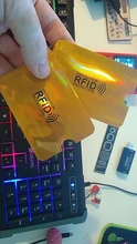 Anti Rfid para tarjetas de crédito, funda protectora portátil para tarjetas de identificación, 2 unidades