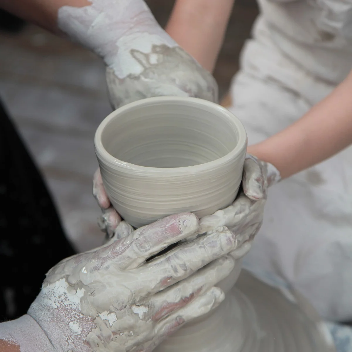 Argilla bianca da modellare per ceramica
