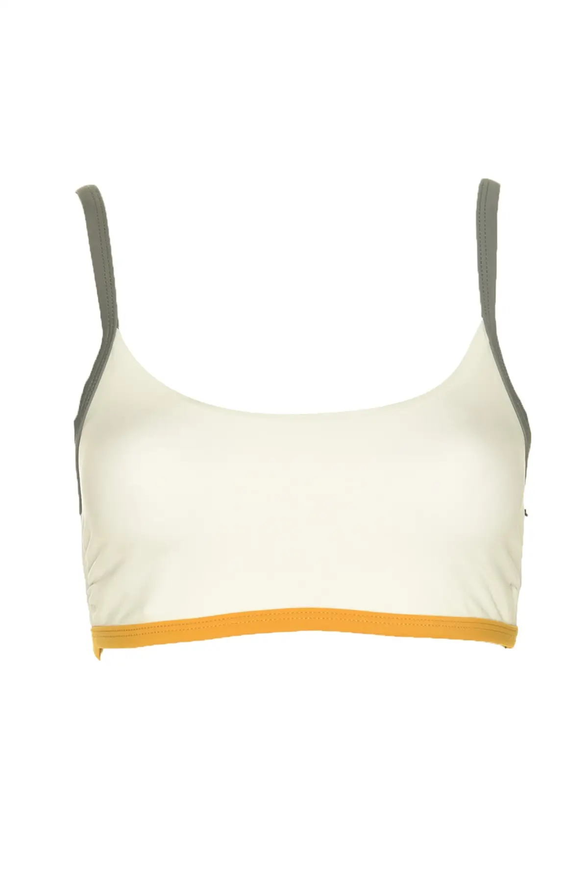 Trendyol Цвет косая бейка подробные Бикини Топ TBESS20BU0137