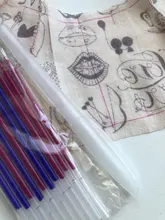 Rotulador textil de alta temperatura para costura, juego de bolígrafo borrable recargable por calor, mango lavable, 11/12 Uds.