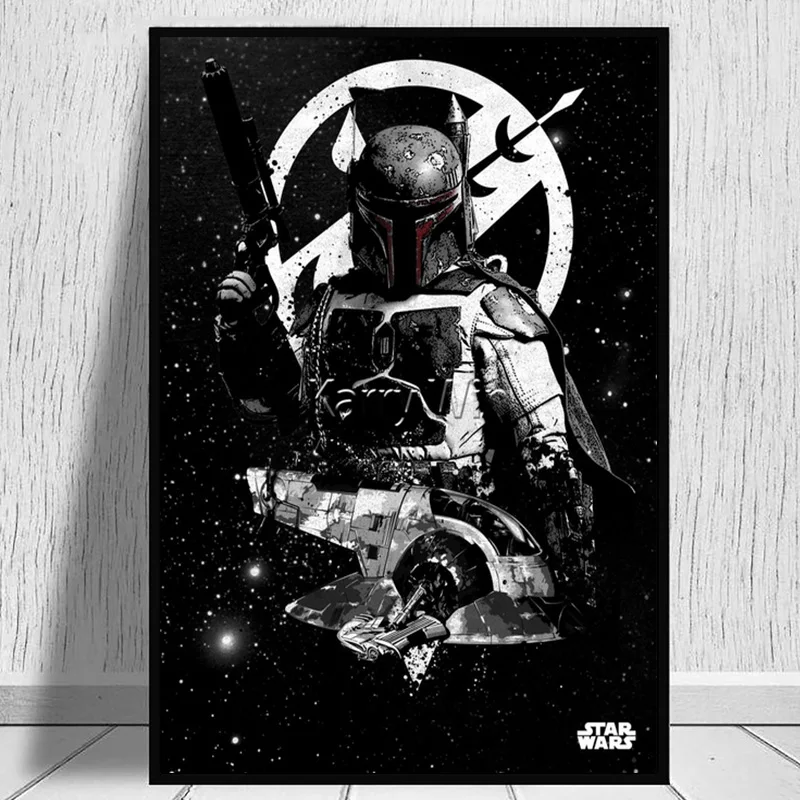 Star Wars Black And White Art