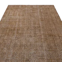 Коричневый коврик ручной работы, декоративный коврик, Naturel коричневый ковер, Коричневый Ковер сочувствие ковер 2094