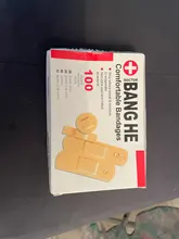 100 unids/pack impermeable adhesiva herida parche médico Anti-bacterias tirita vendas adhesivo de primeros auxilios Kit de suministros