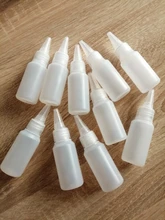 Container Crafts Squeeze-Bottles Food-Grade Plastic Small Condiments/arts Caps And 10PCS